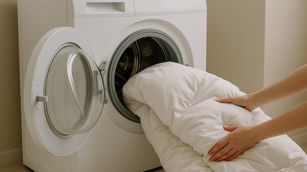 شستن لحاف: راهنمای کامل و قدم به قدم شستشوی لحاف در خانه